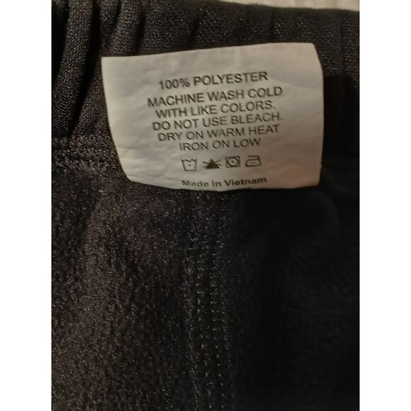 Renova Medical Recovery Sweat Pants Men's Sz L Black Tear Away Snaps Relax Easy - Picture 14 of 16